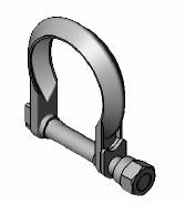 Clamping Piece, exhaust system