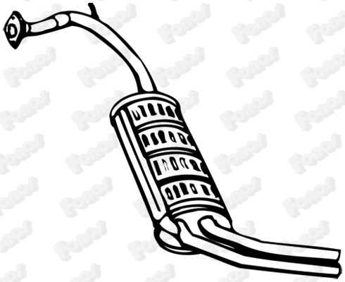 Rear Muffler (620008)