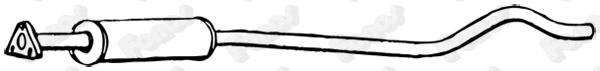 Centre Muffler (617180)