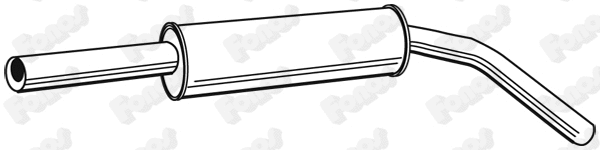 Centre Muffler (616423)