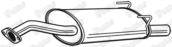 Rear Muffler (25101)