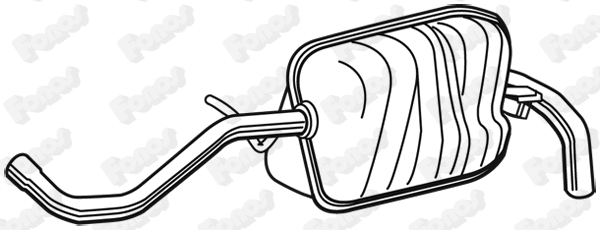 Rear Muffler (610625)