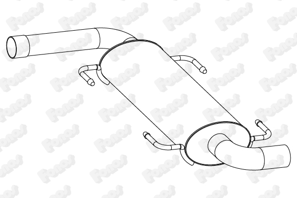 Rear Muffler (24320)
