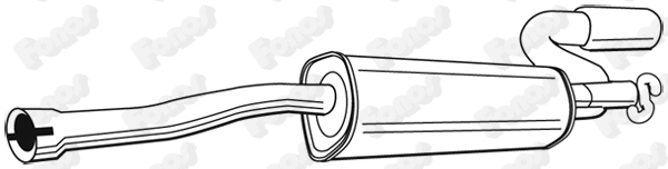 Rear Muffler (18981)