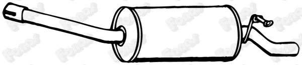 Rear Muffler (09292)