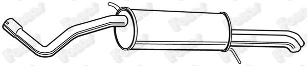 Rear Muffler (23345)