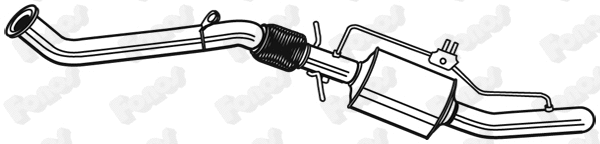 Soot/Particulate Filter, exhaust system (73063)