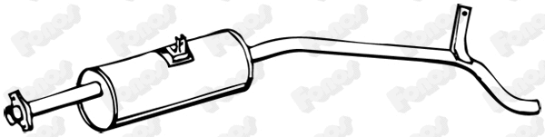 Rear Muffler (07611)