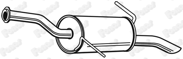 Rear Muffler (23688)