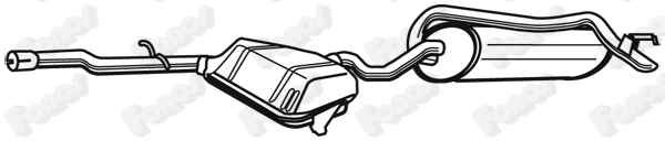 Rear Muffler (610729)