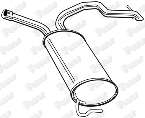 Rear Muffler (611897)