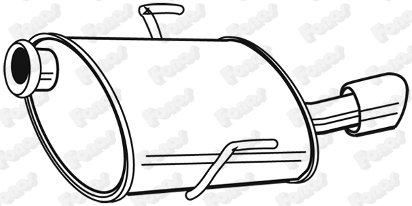 Rear Muffler (615968)