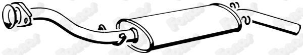 Rear Muffler (17231)
