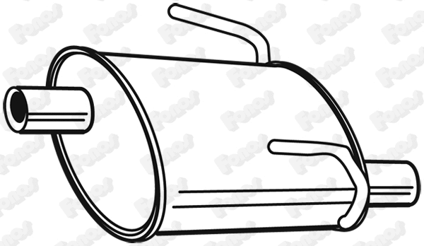 Rear Muffler (24158)