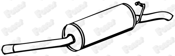 Rear Muffler (14999)