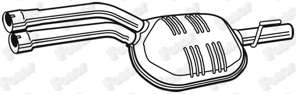 Centre Muffler (618160)