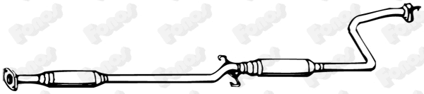 Centre Muffler (13122)