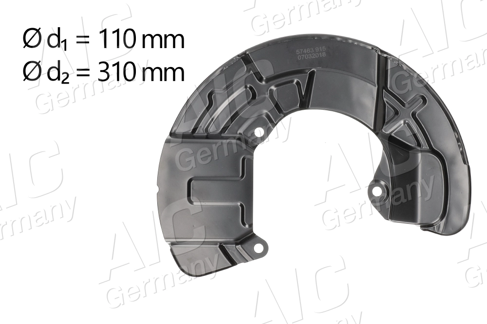 Splash Guard, brake disc (57463)
