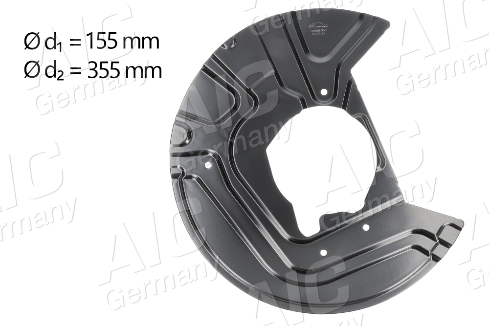 Splash Guard, brake disc (55909)