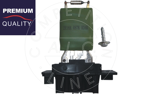 Resistor, interior blower