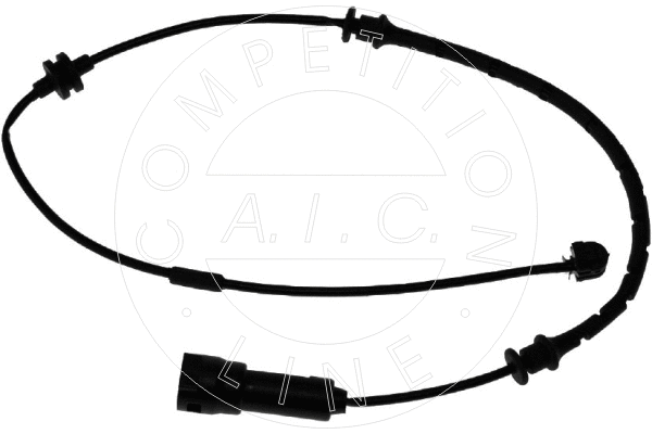 Warning Contact, brake pad wear (53945)