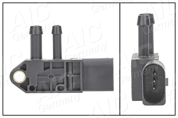 Sensor, exhaust pressure