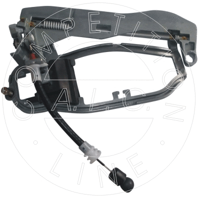 Frame, exterior door handle