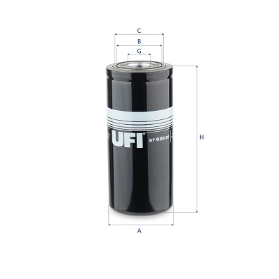 Filter, operating hydraulics (87.028.00)