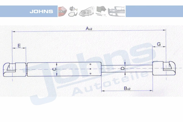 Gas Spring, boot/cargo area (32 15 95-97)