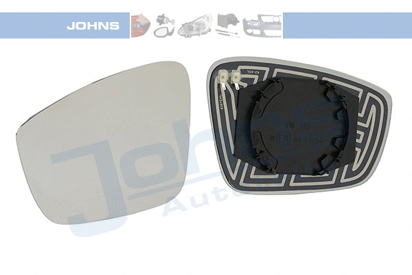 Mirror Glass, exterior mirror (71 03 37-81)