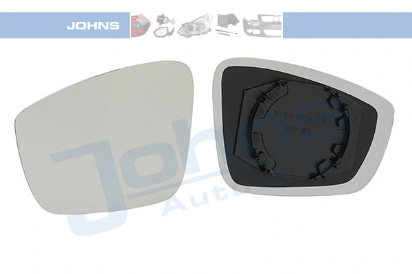 Mirror Glass, exterior mirror (71 03 37-80)