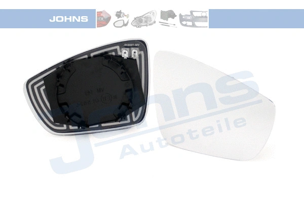 Mirror Glass, exterior mirror (95 27 38-81)