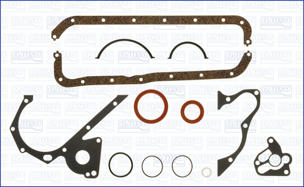 Gasket Kit, crankcase (54051100)