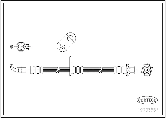 Brake Hose (19033536)