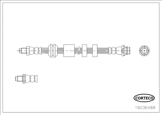Brake Hose (19036488)