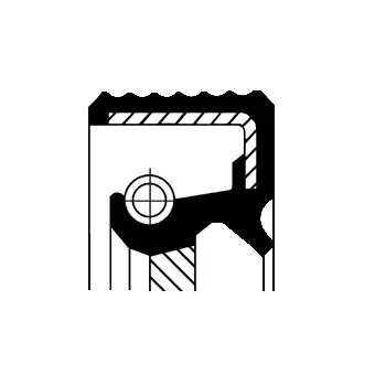 Shaft Seal, crankshaft (01034681B)
