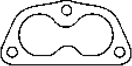 Gasket, exhaust pipe (027420H)