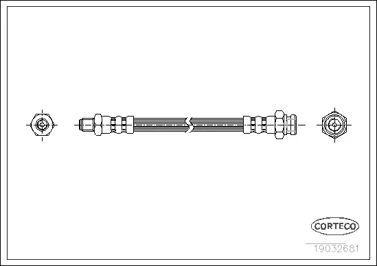 Brake Hose (19032681)