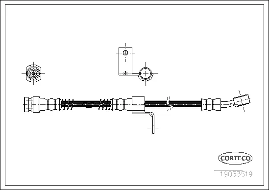 Brake Hose (19033519)