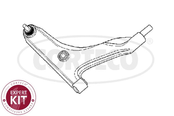 Control/Trailing Arm, wheel suspension (49400718)