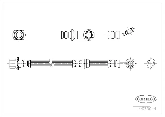 Brake Hose (19033044)