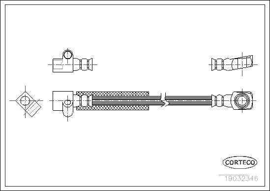 Brake Hose (19032346)