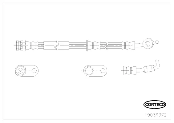 Brake Hose (19036372)