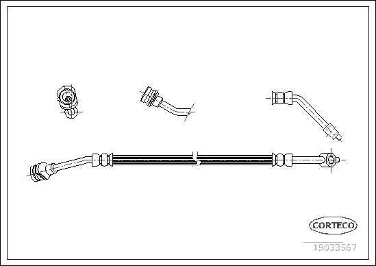 Brake Hose (19033567)