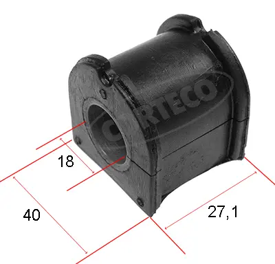 Mounting, stabiliser bar (80000474)