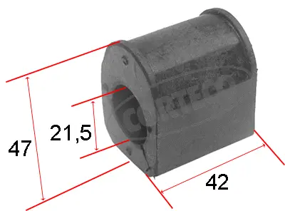 Mounting, stabiliser bar