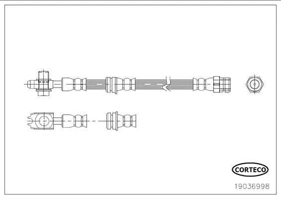 Brake Hose (19036998)