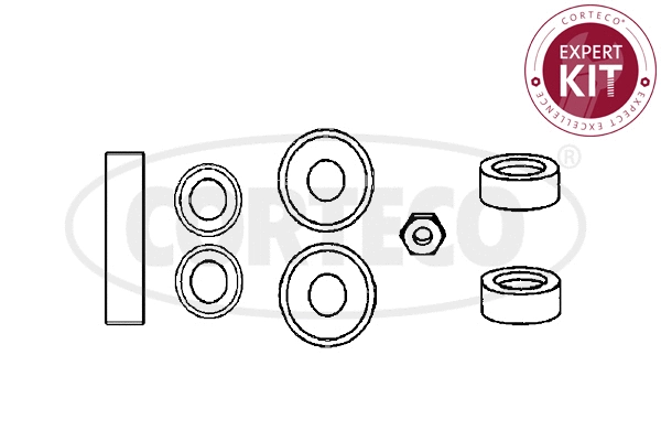 Control/Trailing Arm Kit, wheel suspension (49397783)