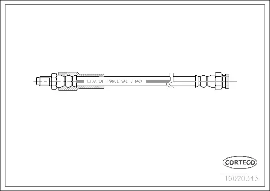 Brake Hose (19020343)