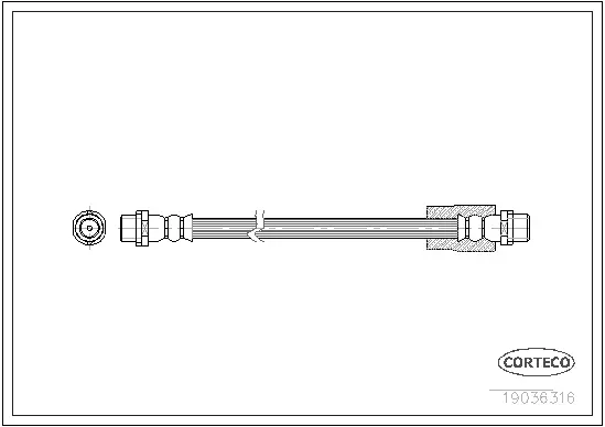 Brake Hose (19036316)